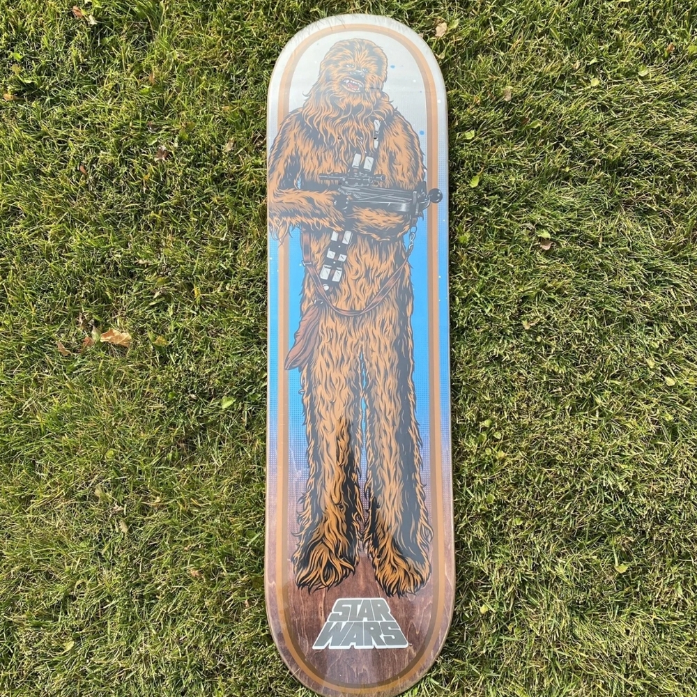 SANTA CRUZ STAR WARS CHEWBACCA SKATEBOARD DECK - BROWN - 8.26IN X 31.7IN